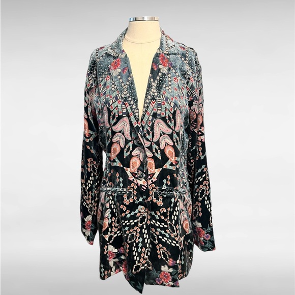 Johnny Was Marami Velvet Blazer - Picture 1 of 5